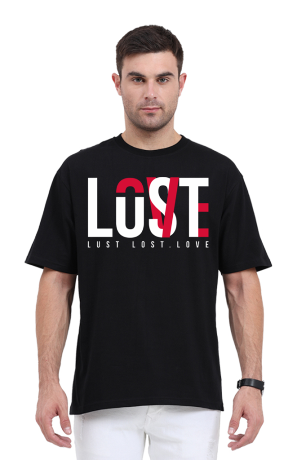 Black Oversized Printed T-Shirt – Bold & Timeless